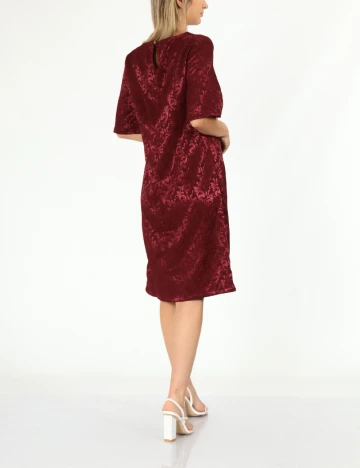 Rochie medie Bon a Parte, visiniu