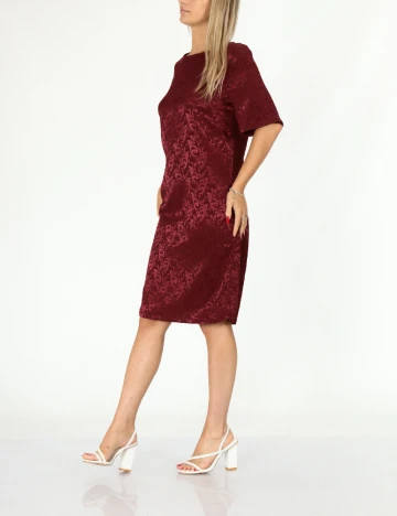 Rochie medie Bon a Parte, visiniu