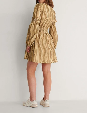 Rochie scurta NA-KD, maro, 36