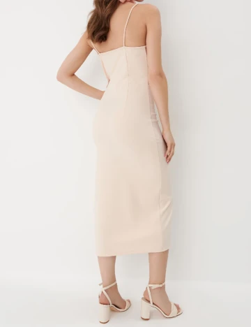 Rochie medie Mohito, nude