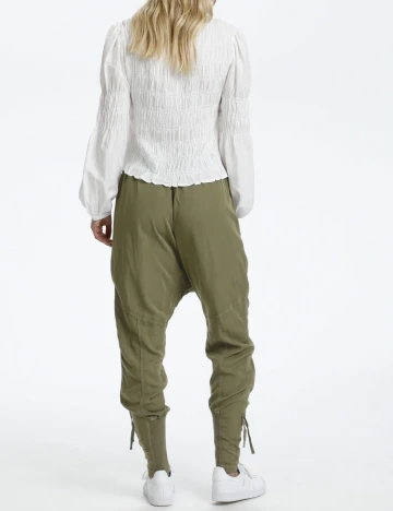 Pantaloni Cream, verde