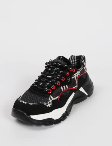 Adidasi SuperTrash, negru