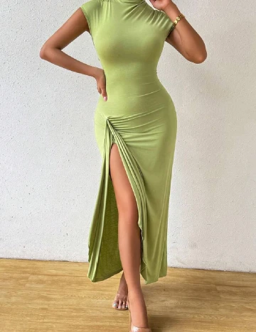 Rochie lunga SHEIN, verde