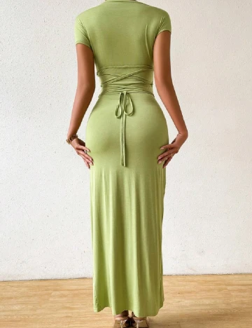 Rochie lunga SHEIN, verde