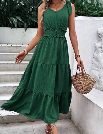 
						Rochie lunga SHEIN, verde