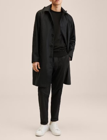 
						Trench Mango, negru