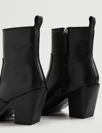 Botine Mango, negru