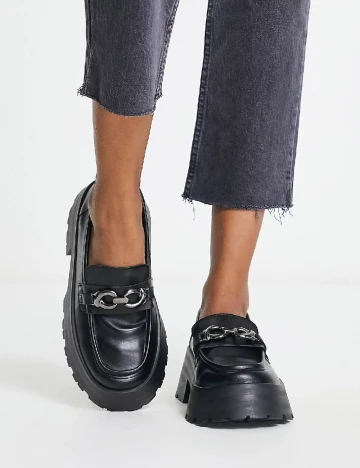 Mocasini ASOS, negru Negru