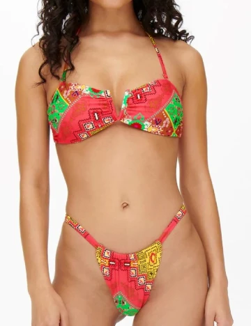 Sutien de baie Only, fucsia Roz