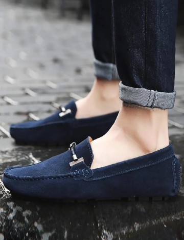 Mocasini SHEIN, bleumarin