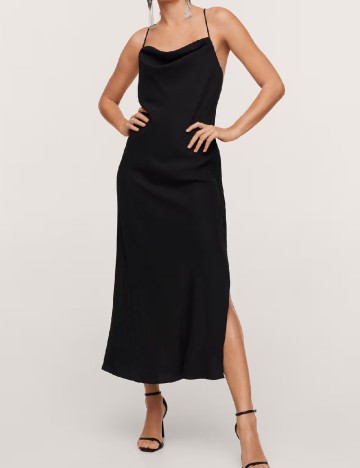 Rochie lunga Mango, negru