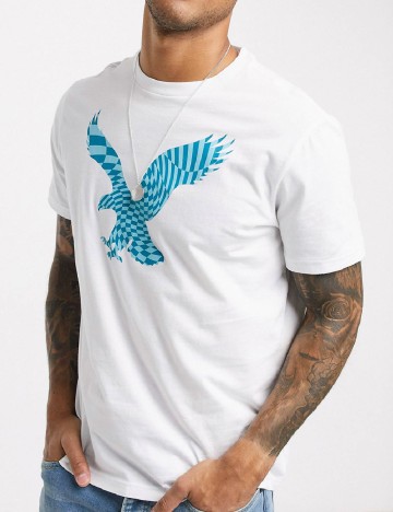 
						Tricou American Eagle, alb