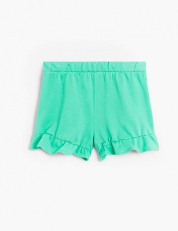 Pantaloni Scurti Mango Kids, verde, 8 ANI