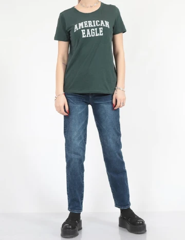 Tricou American Eagle, verde Verde