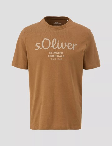 Tricou s.Oliver Plus Size Men, maro