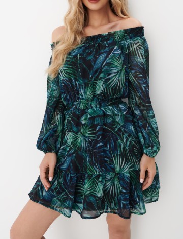 Rochie scurta Mohito, verde