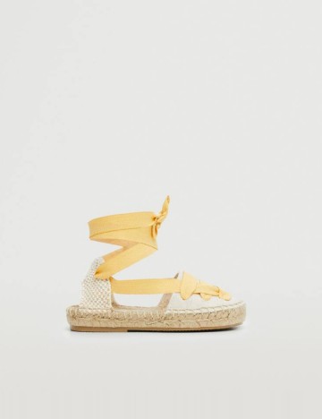 
						Espadrile Mango Kids, galben