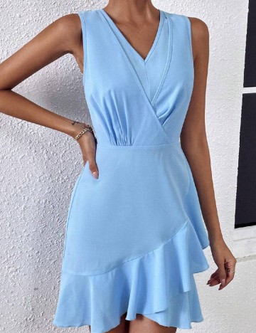 Rochie scurta SHEIN, bleu