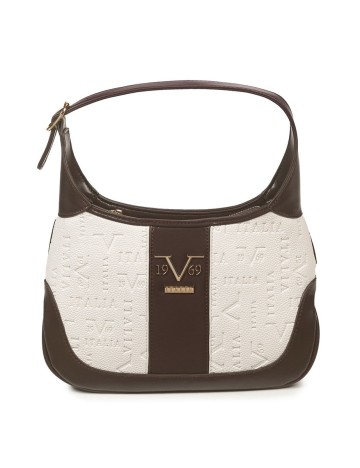 Geanta Versace 19.69, alb/maro