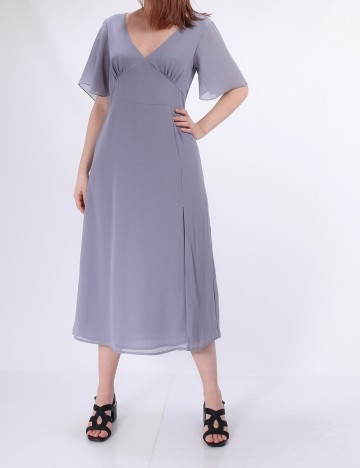 Rochie medie BUBBLEROOM, mov, 36