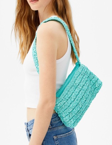 Geanta Bershka, turcoaz