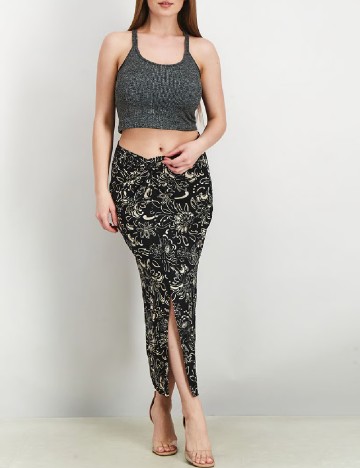 Fusta Reserved, negru, L