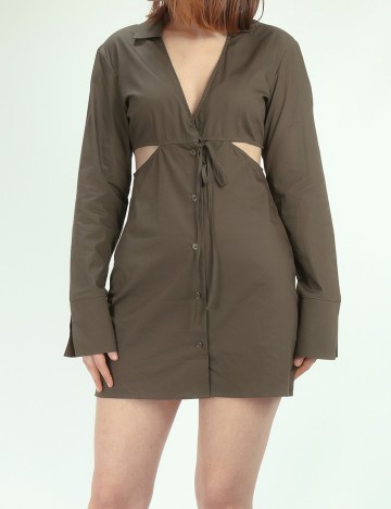 Rochie Scurta Noisy May, kaki, M