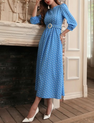 Rochie medie SHEIN, albastru