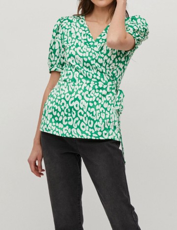 Bluza Vila, verde, 38