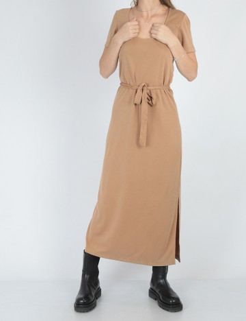 Rochie lunga Vila, maro, XS