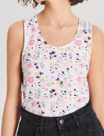 Top CROPP, floral, L