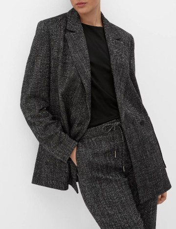 Sacou Oversize s.Oliver, negru