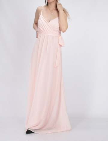 Rochie lunga Chiara Forthi, roz, 34