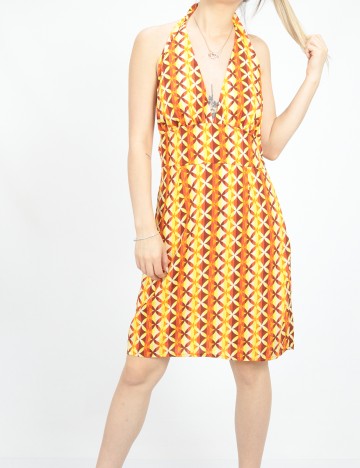 Rochie Scurta Noisy May, portocaliu, M