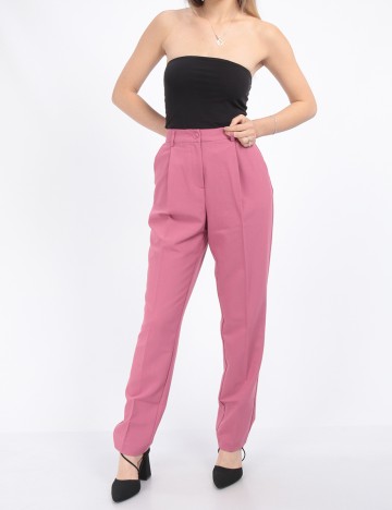 Pantaloni Only, roz, 36