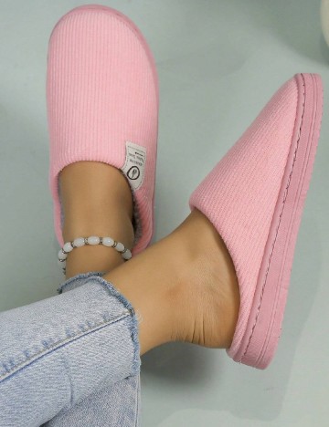 Papuci de Casa SHEIN, roz