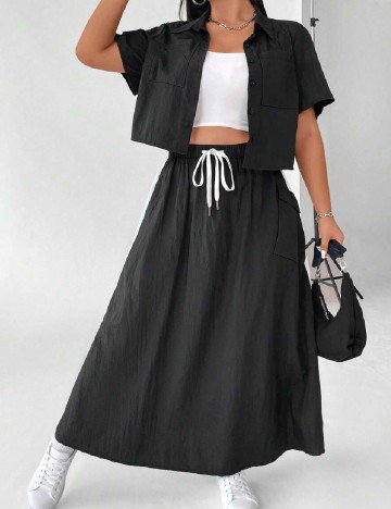 Compleu SHEIN CURVE, negru