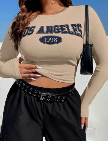 Top SHEIN CURVE, bej