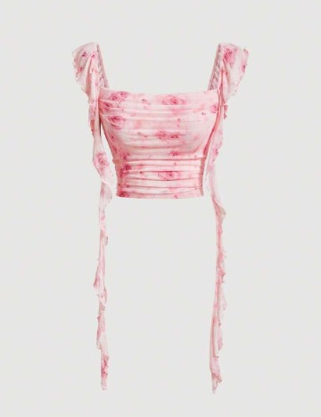 Top SHEIN CURVE, roz