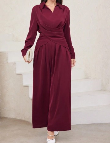 Compleu SHEIN, visiniu