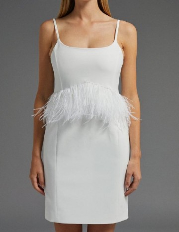 Rochie scurta Coast, alb