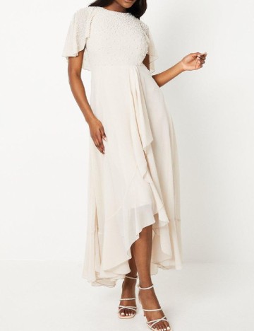 Rochie lunga Coast, bej