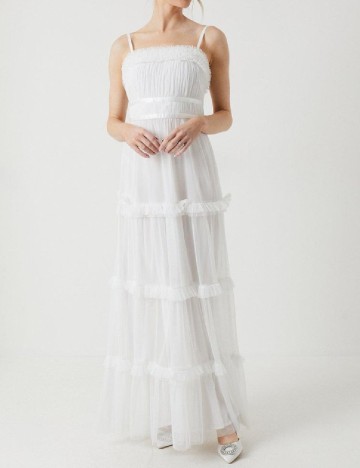 Rochie lunga Coast, alb