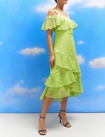 Rochie medie Coast, verde