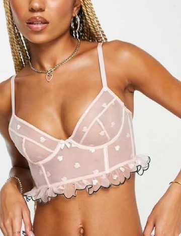 Sutien Lost Ink, roz