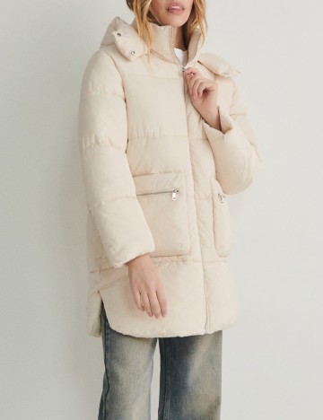 Geaca Reserved, crem