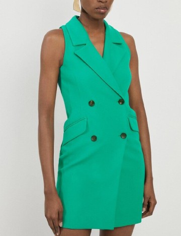 Rochie scurta Karen Millen, verde