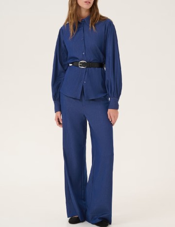 Pantaloni My Essential Wardrobe, albastru