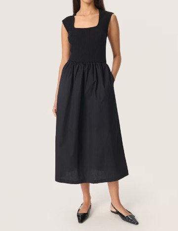 Rochie medie Soaked In Luxury, negru