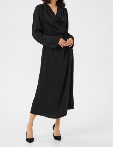 Rochie lunga Kaffe, negru